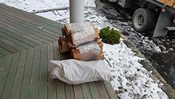 bundled firewood small